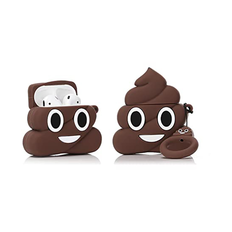 کاور فانتزی آویزدار ایرپاد مدل POU Emoji مناسب ایرپاد 2/1 و پرو اپل