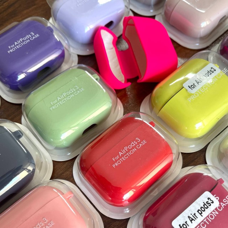 کاور سیلیکونی ایرپاد مدل Protection Case مناسب ایرپاد 3 اپل AirPods 3