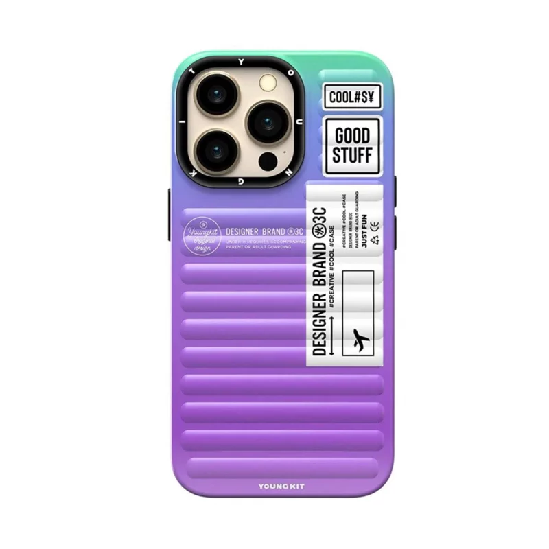 کاور سکرت کالر یانگ کیت مدل Aurora Galaxy Secret Color مناسب آیفون 13 و 14 اپل iPhone 13/14