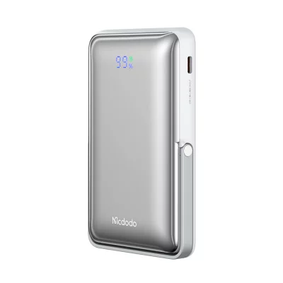 پاوربانک وایرلس مگ سیف استند دار 20 وات مک دودو مدل Mcdodo GoPower MagSafe MC-069 ظرفیت 10000 میلی آمپر