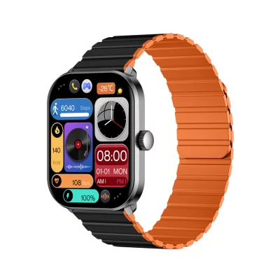 ساعت هوشمند جی اس وان پرو گلوریمی مدل Glorimi GS1 Pro + بند اضافه سیلیکونی و گلس