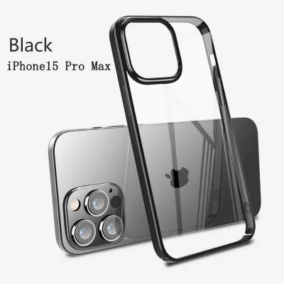 کاور شفاف دور رنگ پشت طلق ایکسلول مدل X-LEVEL DAWN مناسب آیفون 15 پرومکس اپل iPhone 15 Pro Max
