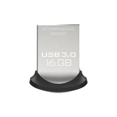 فلش مموری سن دیسک مدل Ultra Fit USB 3.0 CZ43 ظرفیت 16 گیگابایت