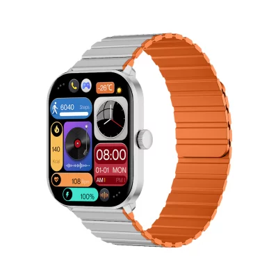 ساعت هوشمند جی اس وان پرو گلوریمی مدل Glorimi GS1 Pro + بند اضافه سیلیکونی و گلس