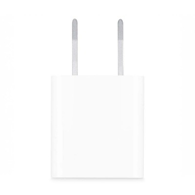 آداپتور شارژر دیواری 5 وات (5 ولت / 1 آمپر) طرح اپل Apple 5W USB Power Adapter (غیر اصل)