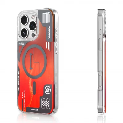 کاور مگ سیف یانگ کیت Galactic Orange Quicksand آیفون 16 پرومکس اپل iPhone 16 Pro Max