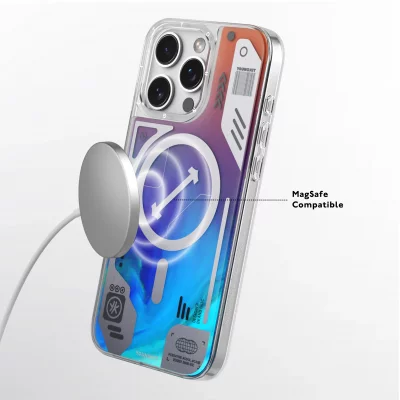 کاور مگ سیف یانگ کیت Galactic Blue Quicksand آیفون 16 پرومکس اپل iPhone 16 Pro Max