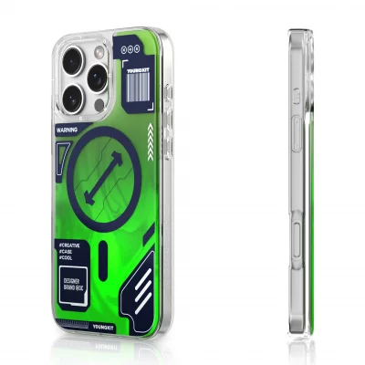 کاور مگ سیف یانگ کیت Galactic Green Quicksand آیفون 16 پرومکس اپل iPhone 16 Pro Max