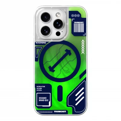 کاور مگ سیف یانگ کیت Galactic Green Quicksand آیفون 16 پرومکس اپل iPhone 16 Pro Max