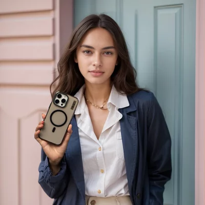 کاور مگ سیف دودی یانگ کیت مدل Crystal Shield مناسب آیفون 16 پرومکس اپل iPhone 16 Pro Max