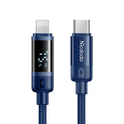 کابل تایپسی به لایتنینگ 36 وات با نمایشگر مک دودو مدل Mcdodo 36W PD CA-5210 طول 1.2 متر