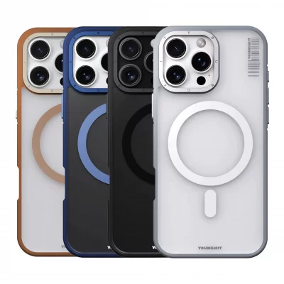 کاور ضد ضربه مات مگ سیف آیفون 16 پرومکس یانگ کیت Youngkit Rocky Sand Soft Touch iPhone 16 Pro Max