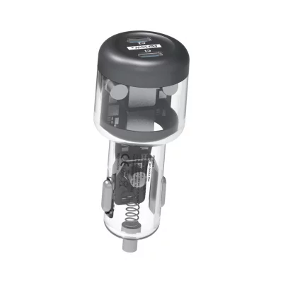 شارژر فندکی 2 پورت تایپ سی 35 وات شفاف پاورولوژی مدل Powerology 35W PD CRYSTALLINE Car Charger