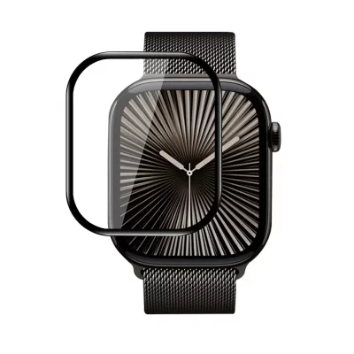 گلس اپل واچ با کیت نصب اتوماتیک سری 4/5/6/SE سایز 44 میلی متر بلوئو BLUEO 3D Curved