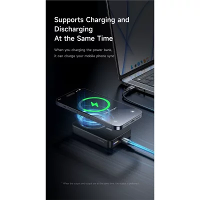 پاور بانک وایرلس مگ سیف 30 وات مک دودو مدل Mcdodo Good Touch MagSafe MC-593 ظرفیت 10000 میلی آمپر