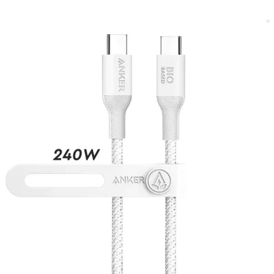 کابل دو سر تایپ سی 240 وات سوپر فست شارژ انکر مدل Anker 544 A80F6 طول 1.8 متر