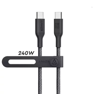 کابل دو سر تایپ سی 240 وات سوپر فست شارژ انکر مدل Anker 544 A80F6 طول 1.8 متر