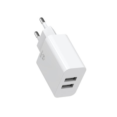 شارژر 2 پورت یو اس بی با کابل لایتنینگ مک دودو گارانتی متین Mcdodo CH-6720