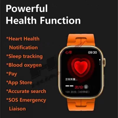 ساعت هوشمند (اسمارت واچ) HK9 Mini نسخهChatGPT طرح اپل واچ سری 9