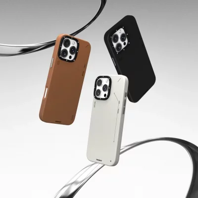 کاور مگ سیف چرمی آیفون 15 پرو مکس اپل یانگ کیت مدل Youngkit Simple Matte Leather iPhone 16 Pro Max