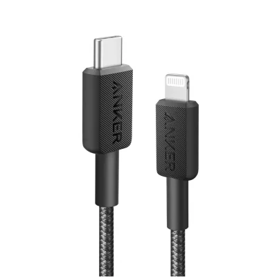 کابل تایپ سی به لایتنینگ 60 وات انکر مدل Anker 322 A81B5 طول 0.9 متر