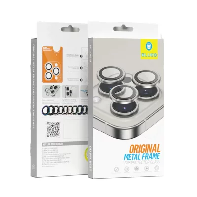 محافظ لنز دوربین رینگی آیفون 15 و 15 پلاس بلوئو BLUEO Metal Frame iPhone 15/15 Plus