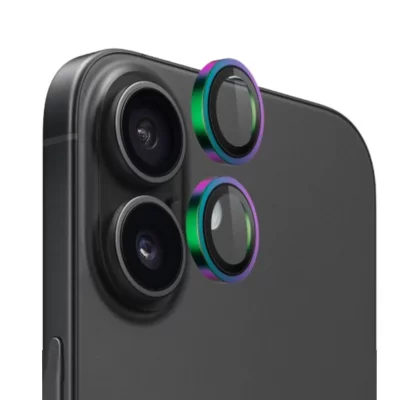 محافظ لنز دوربین رینگی آیفون 16 و 16 پلاس بلوئو BLUEO Metal Frame iPhone 16/16 Plus