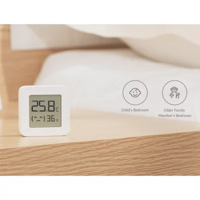 دماسنج اتاق خواب شیائومی Mi Temperature And Humidity Monitor 2 LYWSD03MMC