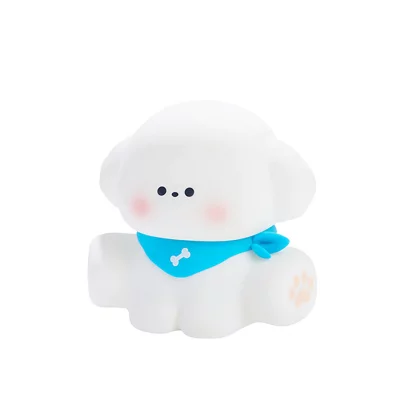 چراغ خواب فانتزی عروسکی رومیزی شارژی طرح سگ پاپی Puppy