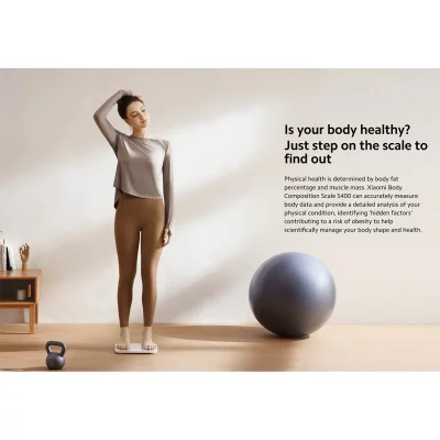 ترازو دیجیتال هوشمند S400 شیائومی Xiaomi Body Composition Scale MJTZC01YM