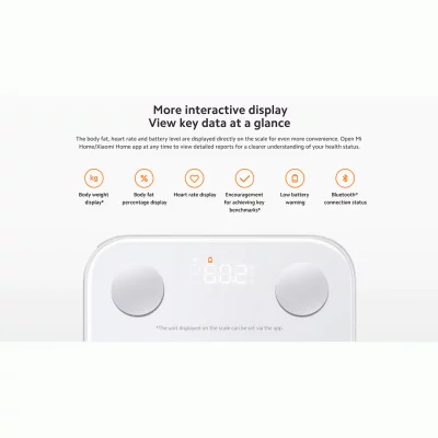 ترازو دیجیتال هوشمند S400 شیائومی Xiaomi Body Composition Scale MJTZC01YM