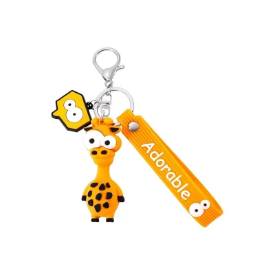 جاسوییچی جاکلیدی سلیکونی فانتزی مدل زرافه