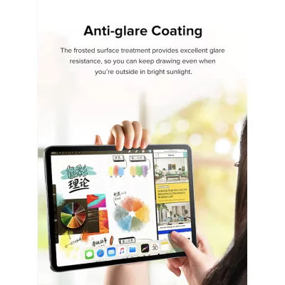 گلس محافظ صفحه حس کاغذ طراحی آیپد پرو 12.9 جی سی پال JCPAL PaperTech iPad Pro 12.9