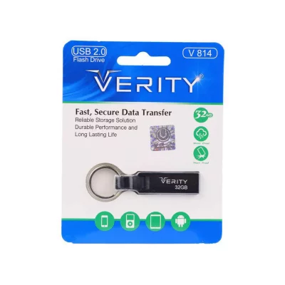 فلش مموری وریتی مدل VERITY V814 USB 2.0 ظرفیت 32 گیگابایت