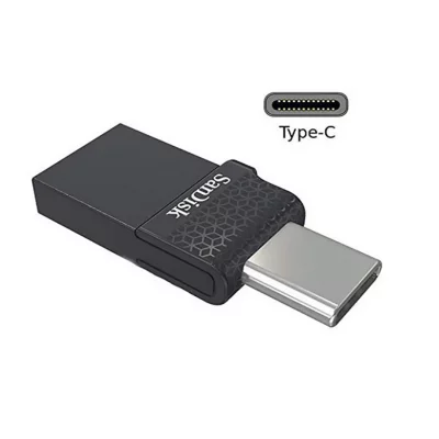 فلش مموری تایپ سی سن دیسک Dual Drive Type-C ظرفیت 32 گیگابایت