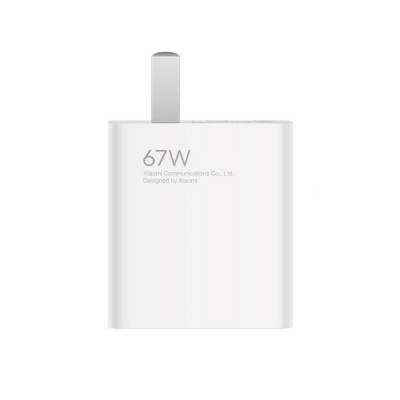 شارژر 67 وات اصل با کابل تایپ سی 6 آمپر اورجینال شیائومی مدل Xiaomi 67W Charging Combo MDY-12-EG