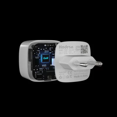 آداپتور شارژر تایپ سی 25 وات فست شارژ هادرون مدل Hadron 25W USB-C Charger C1011