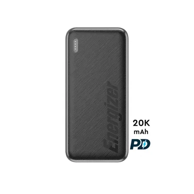 پاور بانک تایپ سی و USB-A سه خروجی 22.5 وات انرجایزر UE20055PQ ظرفیت 20000 میلی آمپر