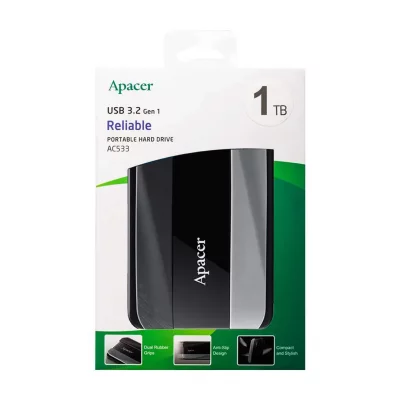 هارد اکسترنال 1 ترابایت اپیسر Apacer HDD 1TB AC533