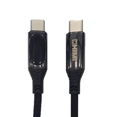 کابل تایپ سی روکش کنفی 100 وات هیمی Fusion Max USB-C طول 1 متر