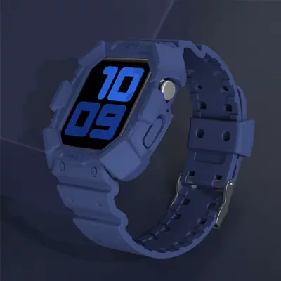 بند اپل واچ و گارد محافظ بدنه طرح جی شاک G-Shock