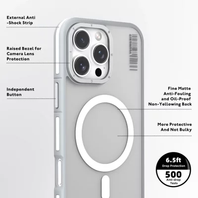 کاور ضد ضربه مات مگ سیف آیفون 16 پرو یانگ کیت Youngkit Rocky Sand Soft Touch iPhone 16 Pro