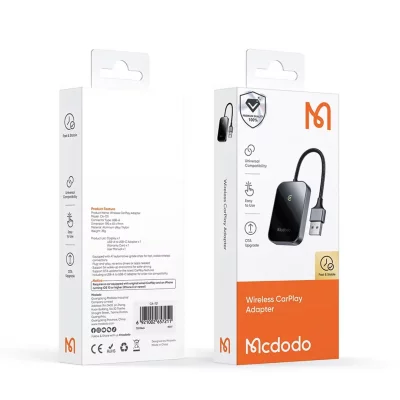 دانگل اپل کارپلی وایرلس خودرو مک دودو مدل Mcdodo Wireless CarPlay Adapter CA-721
