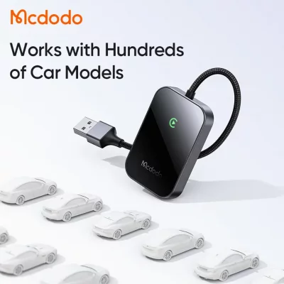 تبدیل کارپلی وایر به وایرلس خودرو مک دودو مدل Mcdodo Wireless CarPlay Adapter CA-721