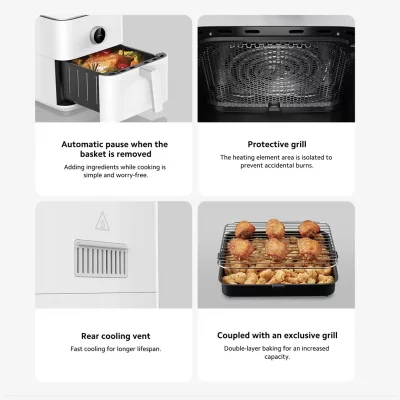 سرخ کن بدون روغن ( هواپز ) هوشمند شیائومی Xiaomi Smart Air Fryer 6.5L MAF10