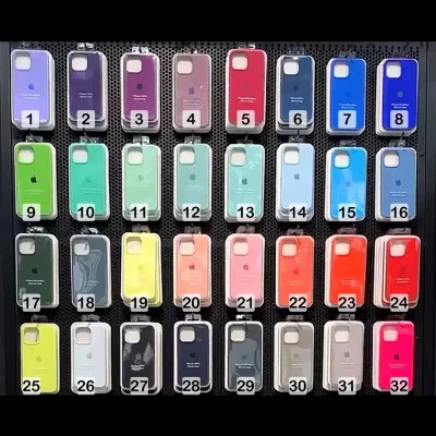 قاب آیفون سیلیکونی بدون لنز زیر بسته آیفون های سری 13 - رنگ بندی