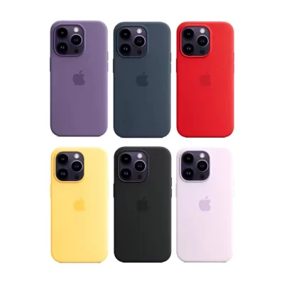 قاب آیفون سیلیکونی مدل Silicone آیفون 13 نرمال اپل - رنگ بندی
