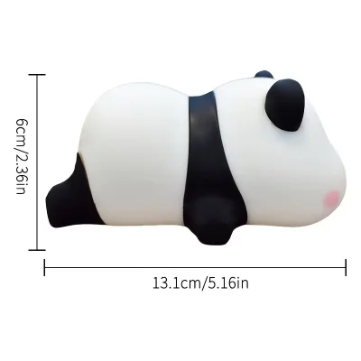 چراغ خواب فانتزی عروسکی سیلیکونی رومیزی شارژی طرح پاندا خسته خوابالو