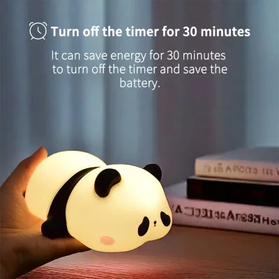 چراغ خواب فانتزی سیلیکونی طرح پاندا خوابالو خسته Cute Panda