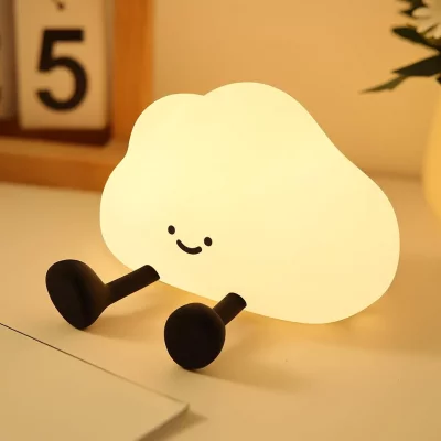 چراغ خواب فانتزی سیلیکونی طرح ابر Cute Cloud A023